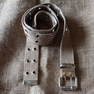 Women's Tan Canvas Belt